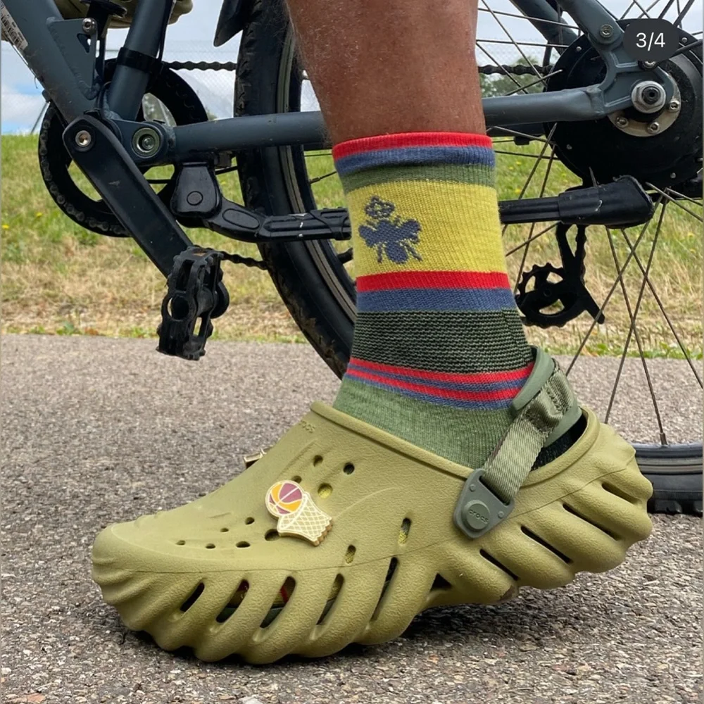 New🔥 Crocs X-Echo Clog Aloe/army green slides
